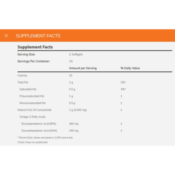 Omega-3 100 softgels