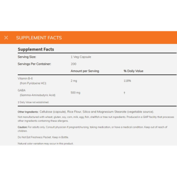 GABA 500mg 200vc