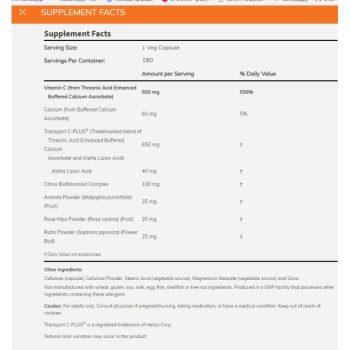 AlphaSorb-C 500 180vcaps