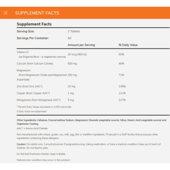 Calcium Citrate 100tabs