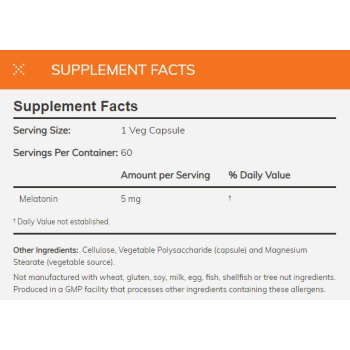 Melatonin 5mg 60 vcaps