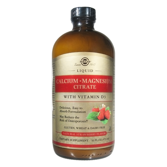 Liquid Calcium, Magnesium Citrate with Vitamin D3