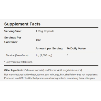 Taurine 1000 mg