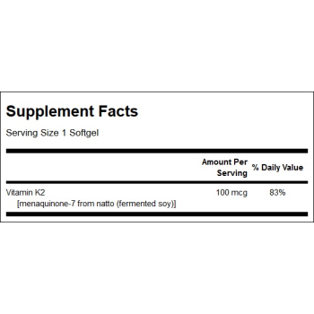 Vitamin K-2 100 mcg