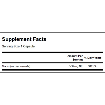 Niacinamide (wit. B3) 500 mg