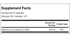 Magnesium Oxide 400 mg