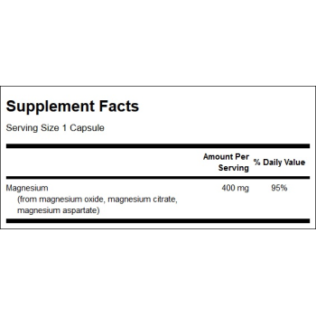 Triple magnesium complex 400 mg