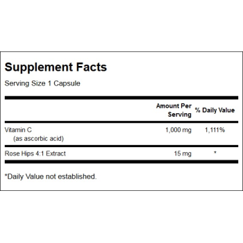 Witamina C z dziką różą 1000 mg (kapsułki)