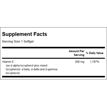 Vitamin E 400 IU (mixed tocopherols)