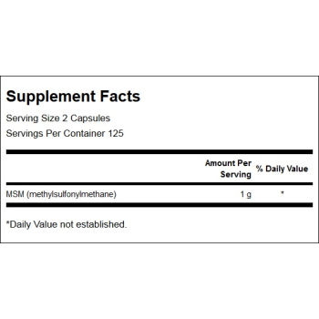 MSM 500 mg