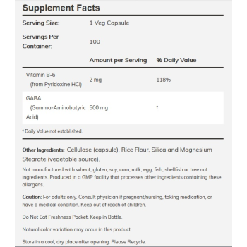 Gaba 500 mg 200vc