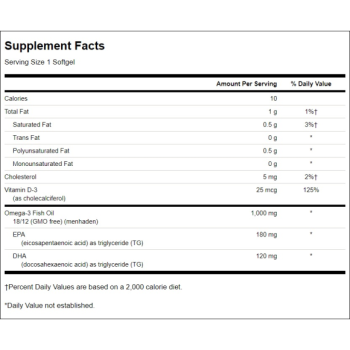 Omega-3 Fish Oil 60 softgels