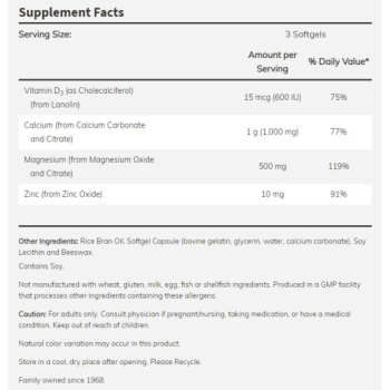 Calcium & Magnesium 120sftg