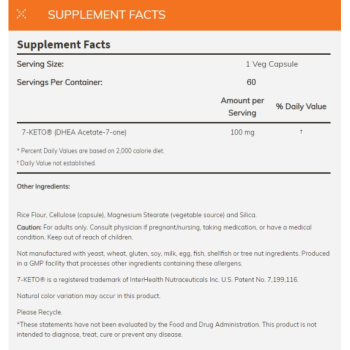 7-Keto 100 mg 30 vcaps