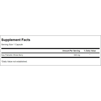 Saw Palmetto 540 mg 100 kaps