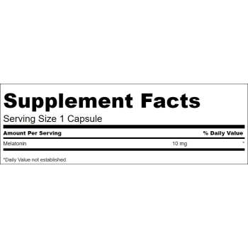 Melatonina 10 mg 60 kaps.