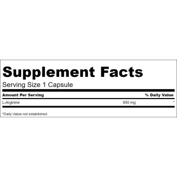 L-Arginina 850 mg 90 kaps.