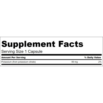 Potassium Citrate 99 mg 120 caps