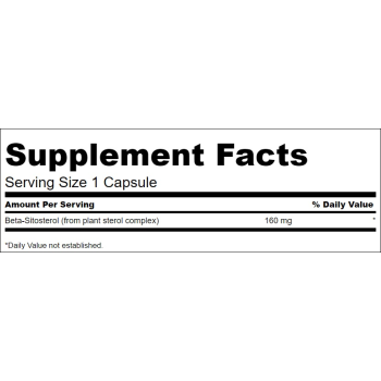 Beta-sitosterol 160 mg 60 caps