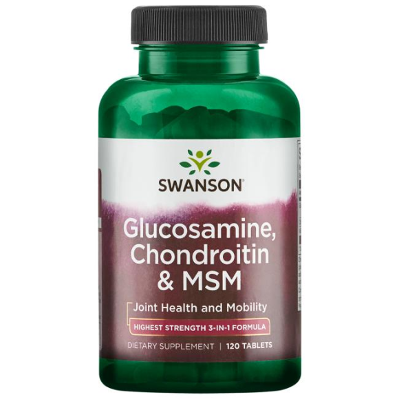 Glucosamine, Chondroitin & MSM 400/200/150 120 tabs