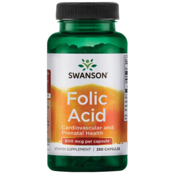 Folic Acid 800 mcg 250 caps