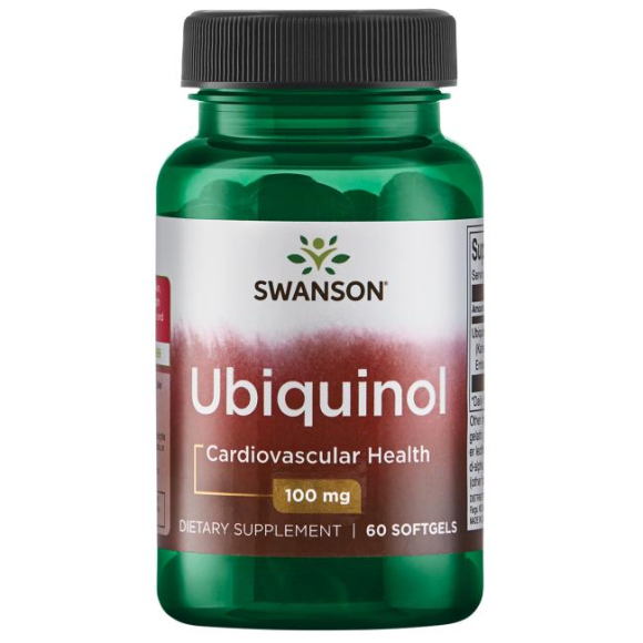 Ubichinol (naturalny koenzym) 100 mg 60 sgels