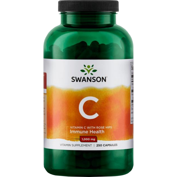 Vitamin C with Rose Hips 1000 mg 250 caps