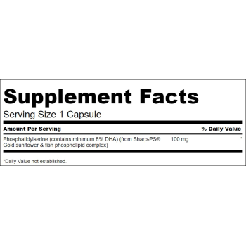 Fosfatydyloseryna (phosphatidylserine) 100 mg 30 kaps.