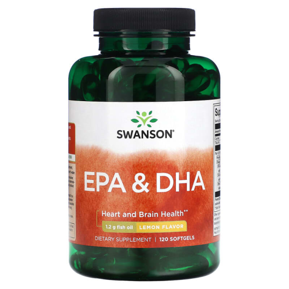 EPA & DHA 120 sgels (lemon flavor)