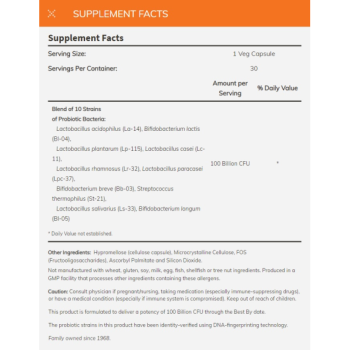 Probiotic-10 100 bilion 60 vcaps