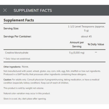 Monohydrat kreatyny 227 g