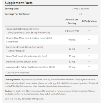 Tribulus Extreme 500 mg 90 vcaps