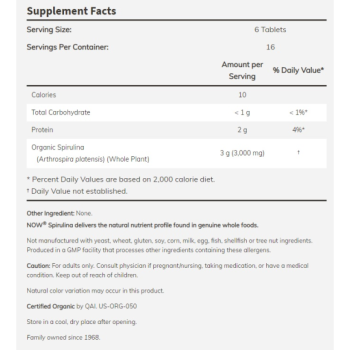 Spirulina500 mg