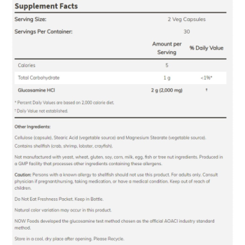 Glucosamine 1000 gmg 60 vcaps