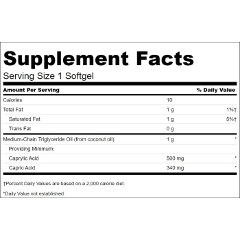 MCT Pure 1000 mg 90 sgels