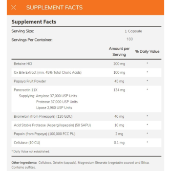 Super Enzyme 90 caps