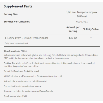 L-Lysine 1 lb.