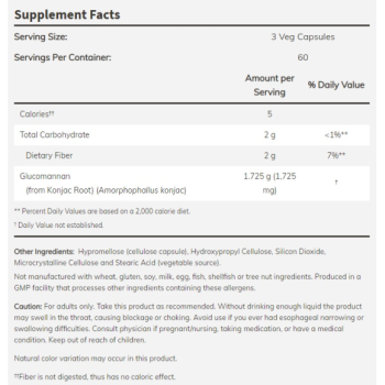 Glucomannan 575 mg 180 caps