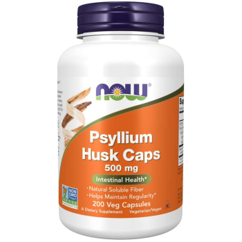 Now Foods Psyllium Husk 500 mg 200 vcaps