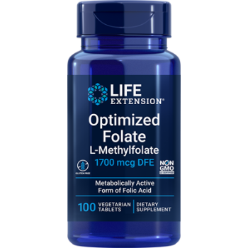 Life Extension L-Methylfolate 1700 mcg 100 vtabs