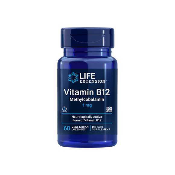 Life Extension Methylcobalamin (Vitamin B-12) 1000 mcg 60 loz.