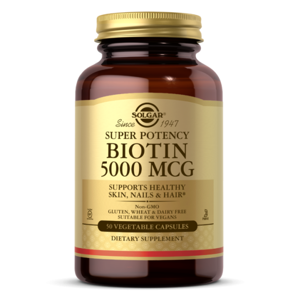 Solgar Biotin 5000 mcg 50 vcaps