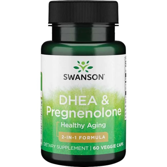 Swanson DHEA & Pregnenolon 60 kaps.