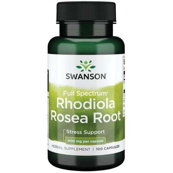 Swanson Rhodiola Rosea 400 mg 100 kaps.