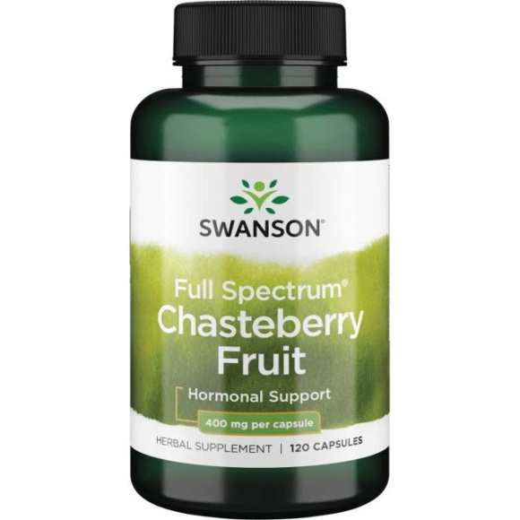 Swanson Niepokalanek (Chasteberry Fruit) 400 mg 120 kaps.