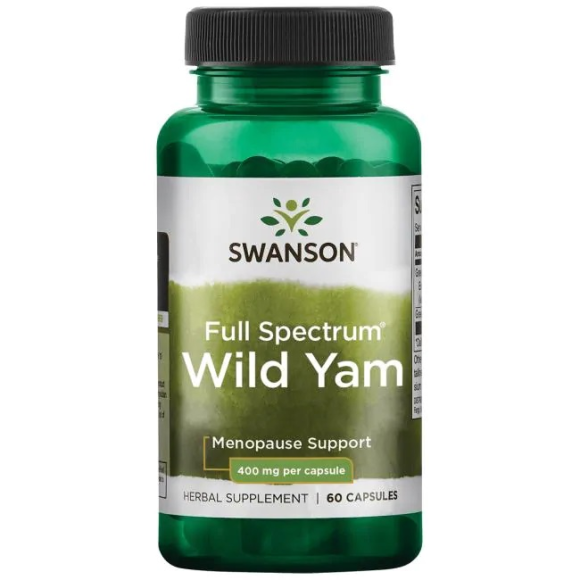 Swanson Pochrzyn Włochaty (Wild Yam) 400 mg 60 kaps.