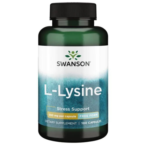 Swanson L-Lysine 500 mg 100 caps