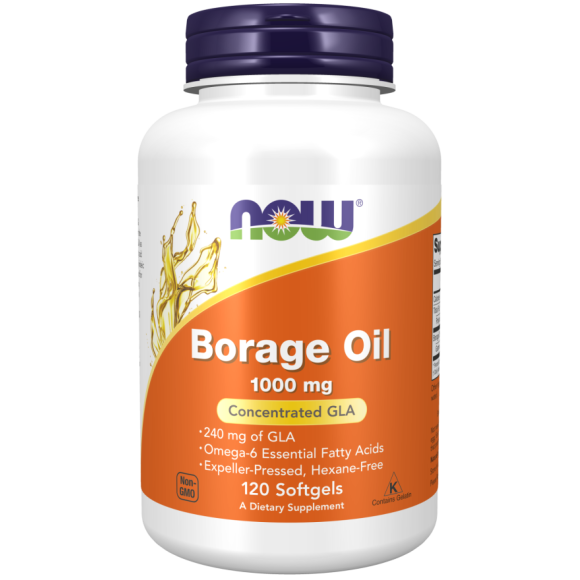 Now Foods Borage Oil 1000mg 120 sgels