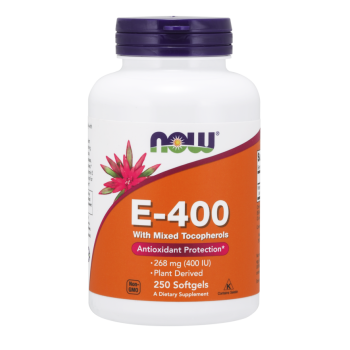 Now Foods E-400 with Mixed Tocopherols 250 sgels