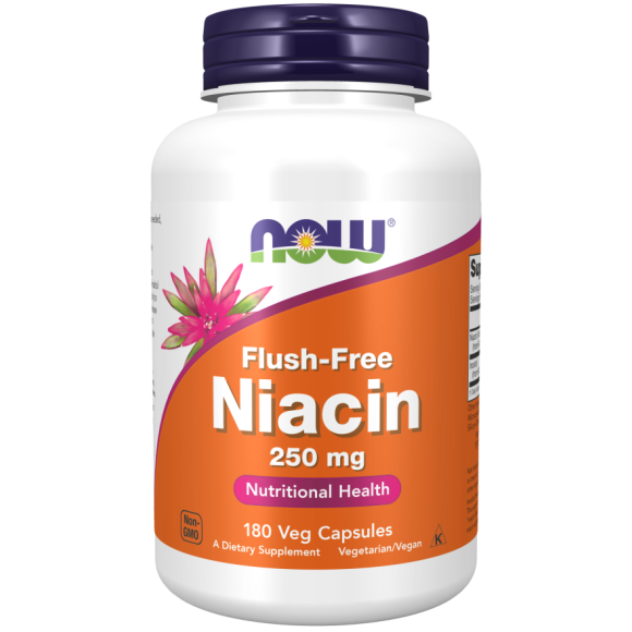 Now Foods Flush Free Niacin 250 mg 90 vcaps